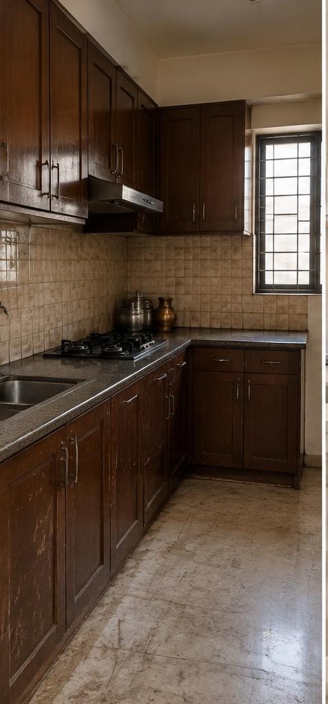 Kitchen transformation before renovation
